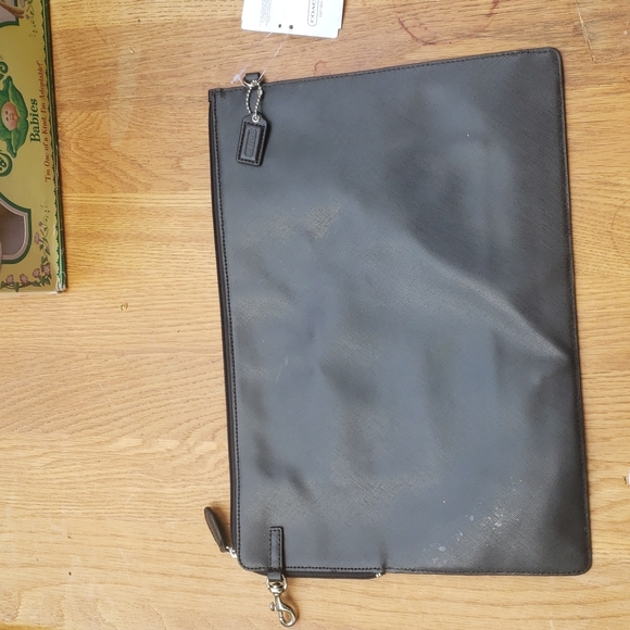 Coach Document Case Black NWT - Picture 2 of 3